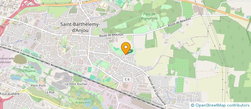 localisation de l'entreprise MONSIEUR PATRICK COUSIN  LE PLESSIS-GRAMMOIRE