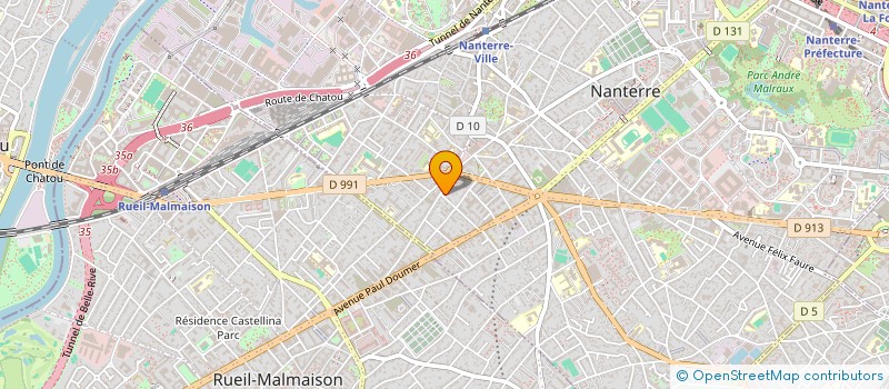 localisation de l'entreprise MONSIEUR PATRICK COUSSOT à NANTERRE