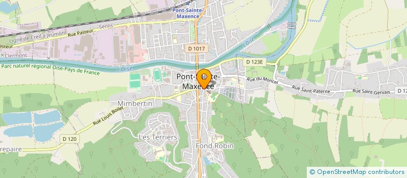 localisation de l'entreprise MONSIEUR PATRICK COUTEAU à PONT-SAINTE-MAXENCE