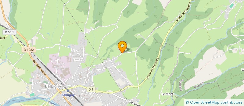 localisation de l'entreprise MONSIEUR PATRICK COUVERT  BALBIGNY