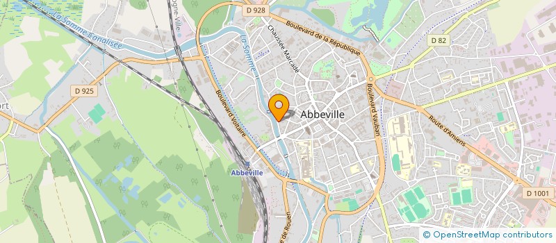 localisation de l'entreprise MONSIEUR PATRICK COUVREUR à ABBEVILLE