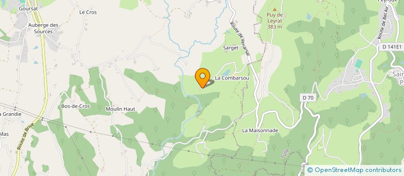 localisation de l'entreprise MONSIEUR PATRICK CREMOUX  SAINTE FEREOLE