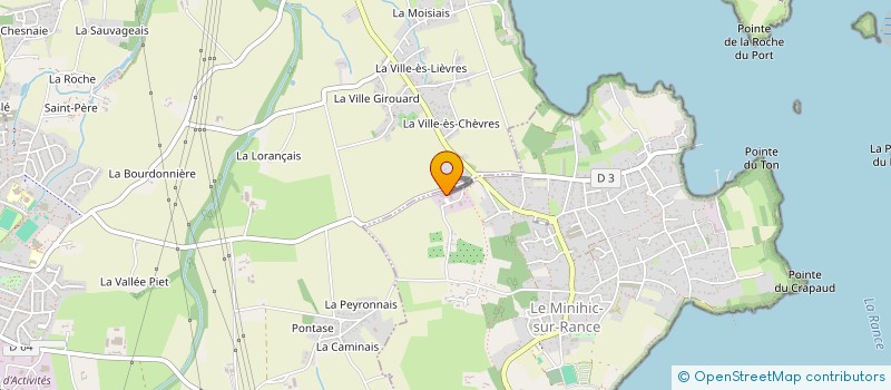 localisation de l'entreprise MONSIEUR PATRICK CRETON à LE MINIHIC SUR RANCE