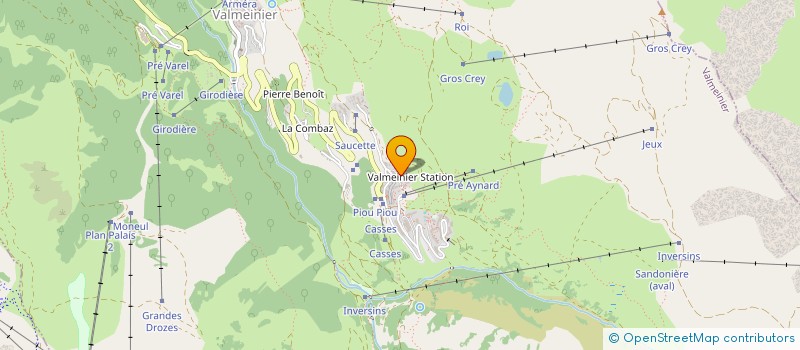 localisation de l'entreprise MONSIEUR PATRICK CREVON  VALMEINIER