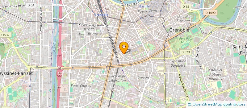 localisation de l'entreprise MONSIEUR PATRICK CRIQUI à GRENOBLE