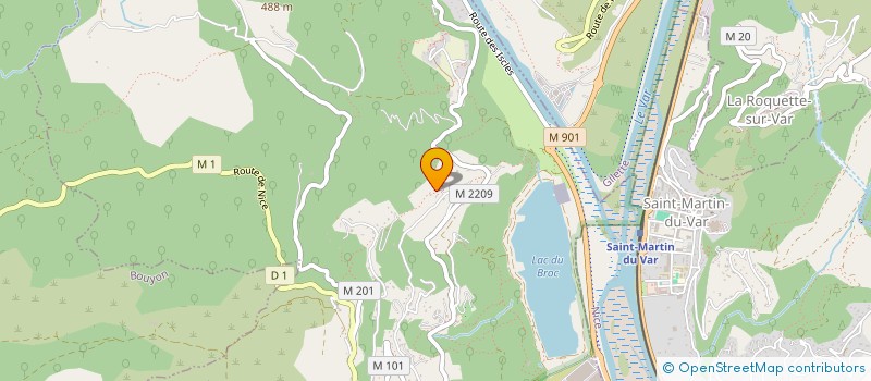 localisation de l'entreprise MONSIEUR PATRICK CRISTINI à CARROS