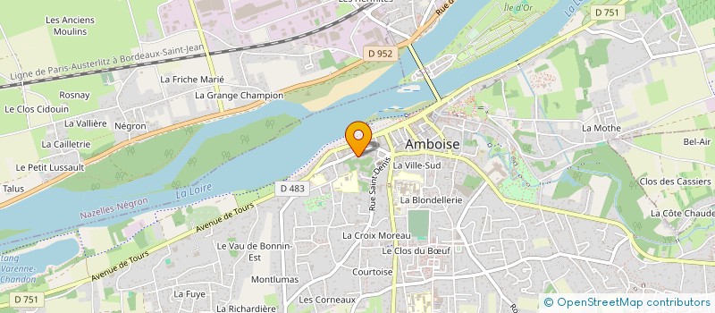 localisation de l'entreprise MONSIEUR PATRICK CROIX  AMBOISE