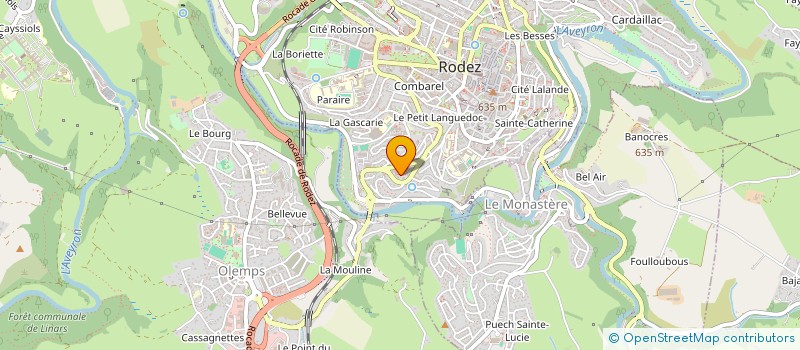 localisation de l'entreprise MONSIEUR PATRICK CROUZET  RODEZ