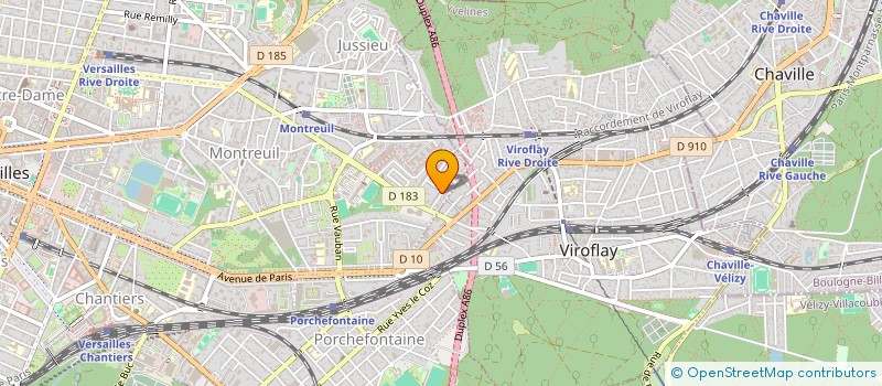 localisation de l'entreprise MONSIEUR PATRICK CUBIZOLLES à VERSAILLES