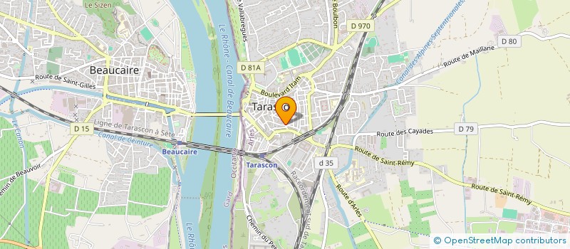 localisation de l'entreprise MONSIEUR PATRICK CUCHET  TARASCON