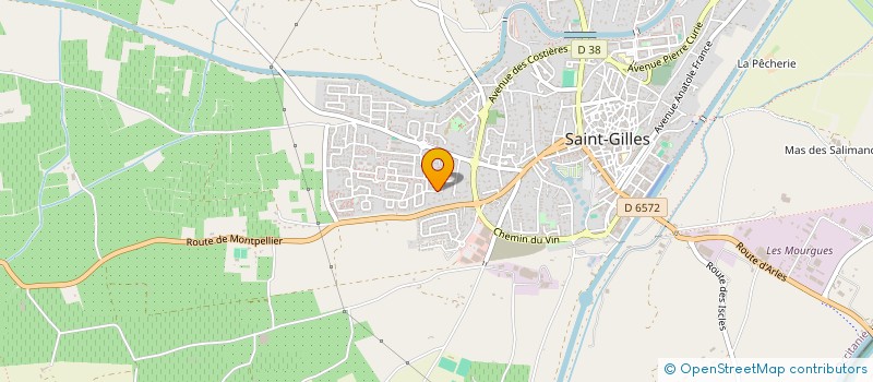 localisation de l'entreprise MONSIEUR PATRICK CUNTZ  SAINT-GILLES