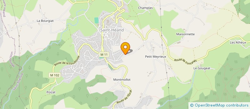 localisation de l'entreprise MONSIEUR PATRICK CUOQ  SAINT-HEAND