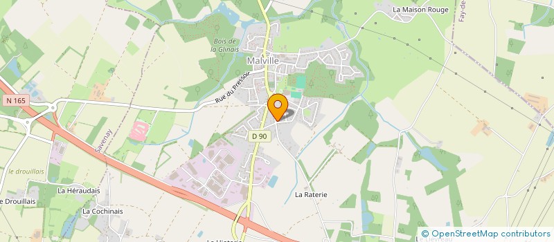 localisation de l'entreprise MONSIEUR PATRICK CUSSONNEAU  MALVILLE