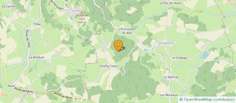 localisation de l'entreprise MONSIEUR PATRICK CUZOL  SIVIGNON