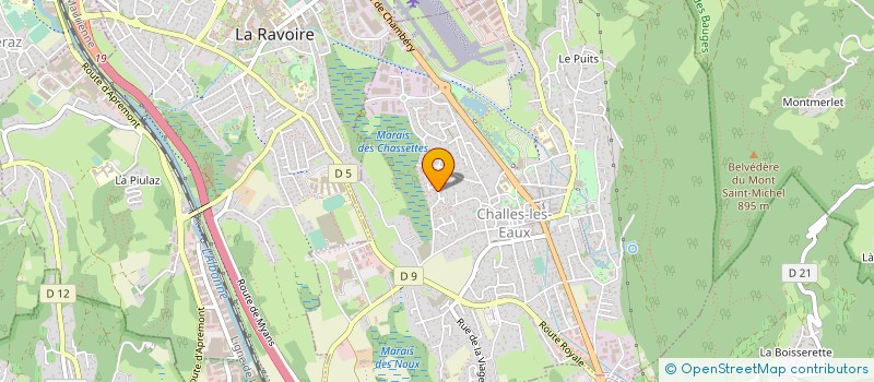 localisation de l'entreprise MONSIEUR PATRICK D ASCANIO  CHALLES-LES-EAUX