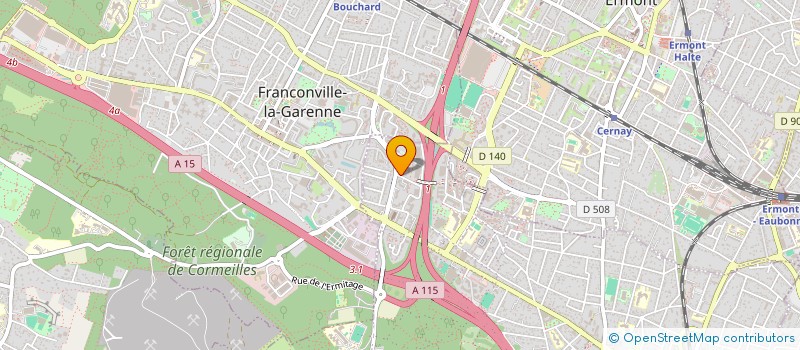 localisation de l'entreprise MONSIEUR PATRICK DA SILVA  SANNOIS