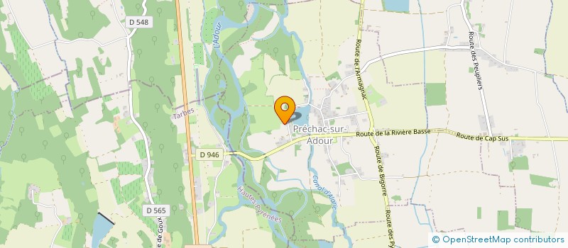 localisation de l'entreprise MONSIEUR PATRICK DABADIE  PRECHAC-SUR-ADOUR