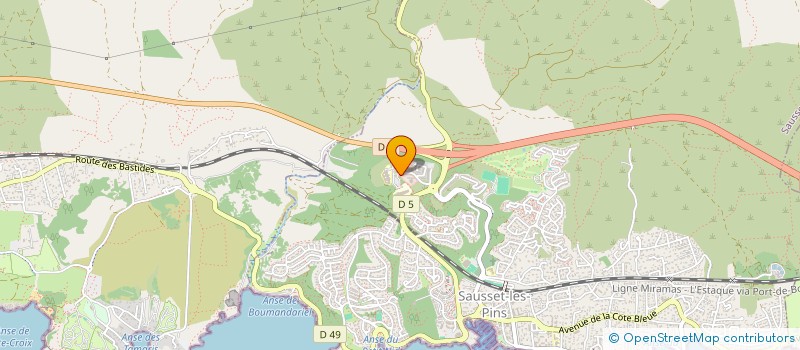 localisation de l'entreprise MONSIEUR PATRICK DADOUN  SAUSSET-LES-PINS