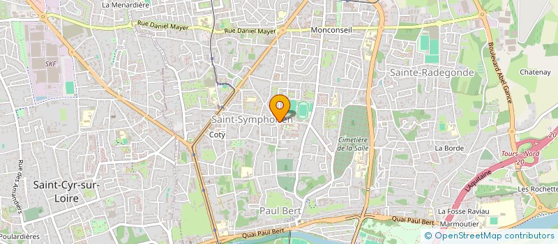 localisation de l'entreprise MONSIEUR PATRICK DAGBO  TOURS