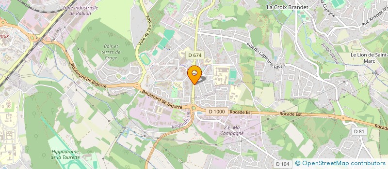 localisation de l'entreprise MONSIEUR PATRICK DAGNAS à ANGOULEME