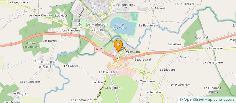 localisation de l'entreprise MONSIEUR PATRICK DAGUET à SAINT-JULIEN-SUR-SARTHE