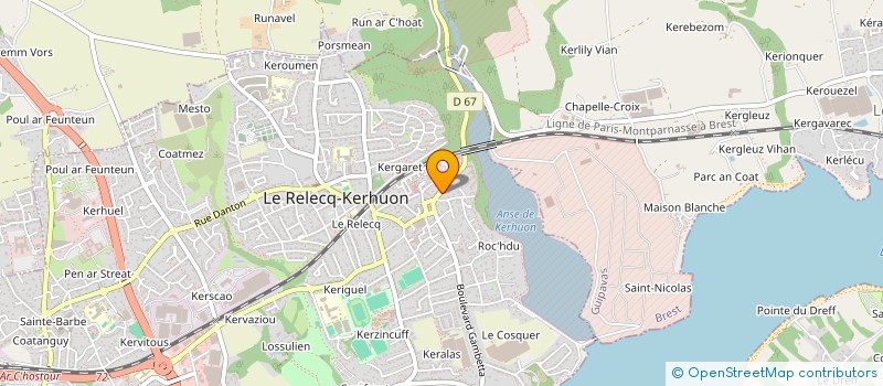 localisation de l'entreprise MONSIEUR PATRICK DAGUZAN à LE RELECQ-KERHUON