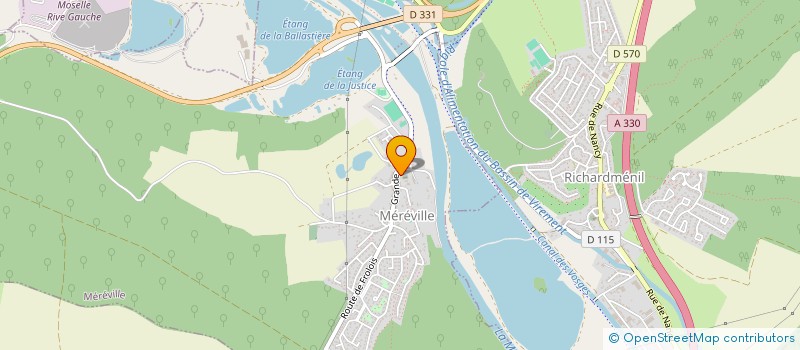 localisation de l'entreprise MONSIEUR PATRICK DAHM  MEREVILLE