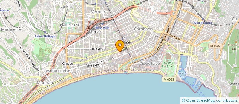 localisation de l'entreprise MONSIEUR PATRICK DAKNOU à NICE