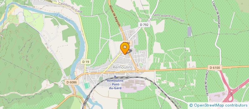 localisation de l'entreprise MONSIEUR PATRICK DAL MOLIN  REMOULINS