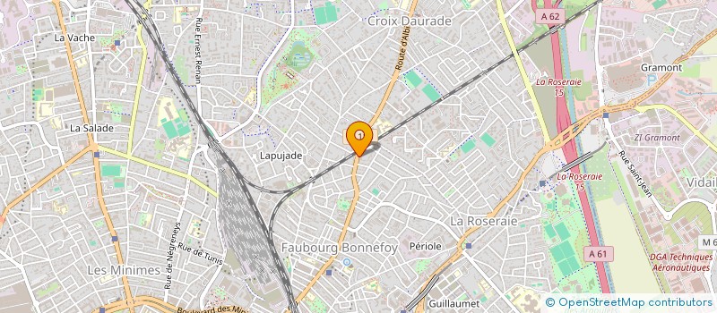 localisation de l'entreprise MONSIEUR PATRICK DAMBRINE  TOULOUSE