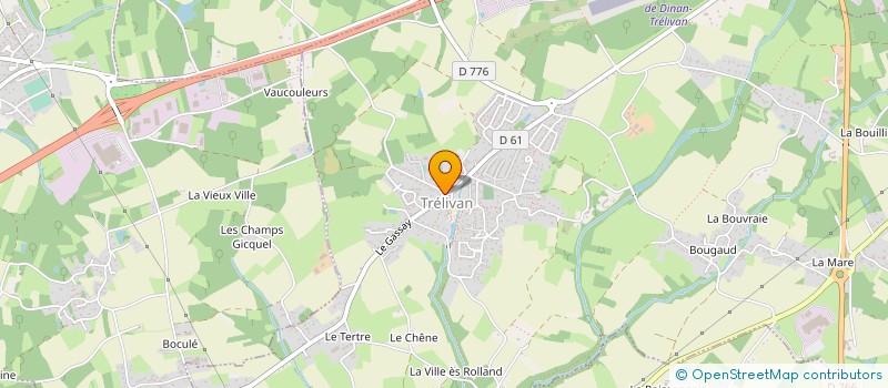 localisation de l'entreprise MONSIEUR PATRICK DAMELINCOURT  TRELIVAN