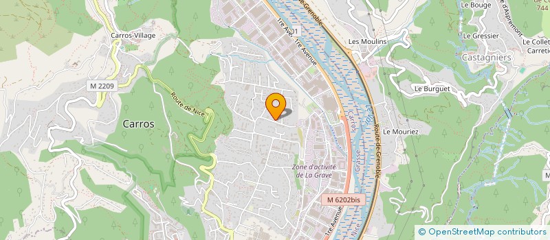 localisation de l'entreprise MONSIEUR PATRICK DAMIANI à CARROS