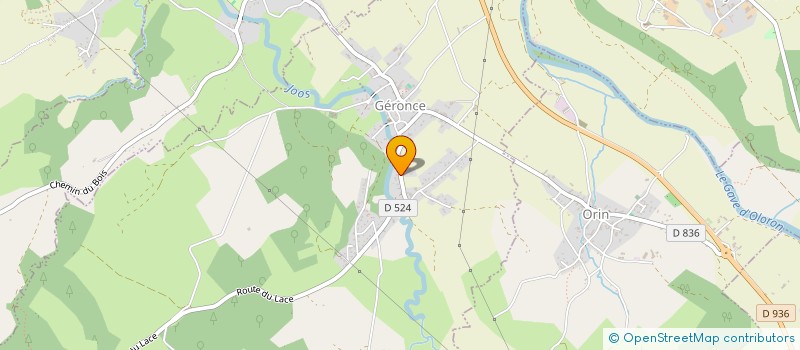 localisation de l'entreprise MONSIEUR PATRICK DAMY  GERONCE