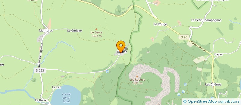 localisation de l'entreprise MONSIEUR PATRICK DANCER  SAINT-FRONT