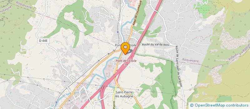 localisation de l'entreprise MONSIEUR PATRICK DANGELO à AUBAGNE