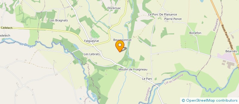 localisation de l'entreprise MONSIEUR PATRICK DARCE  PLAISANCE