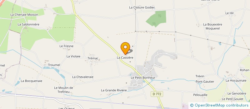 localisation de l'entreprise MONSIEUR PATRICK DARIEL à GUIPRY-MESSAC