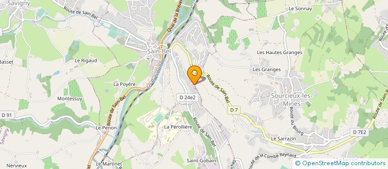 localisation de l'entreprise MONSIEUR PATRICK DARMEDRU  SAIN-BEL