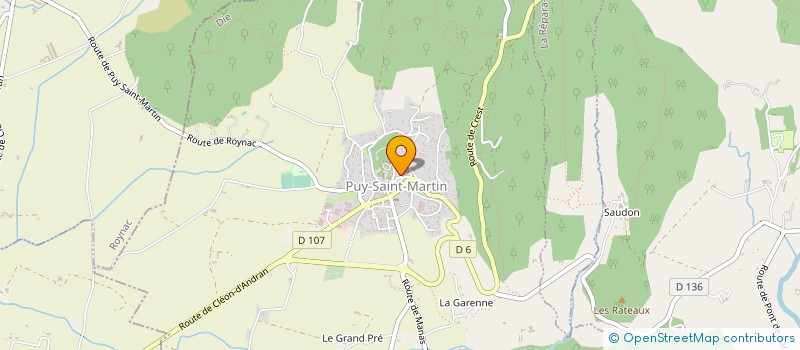 localisation de l'entreprise MONSIEUR PATRICK DARNAUD  PUY-SAINT-MARTIN