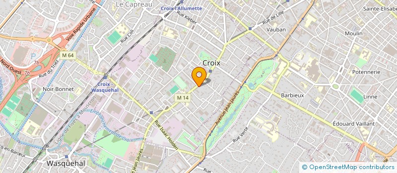 localisation de l'entreprise MONSIEUR PATRICK DAROU  CROIX