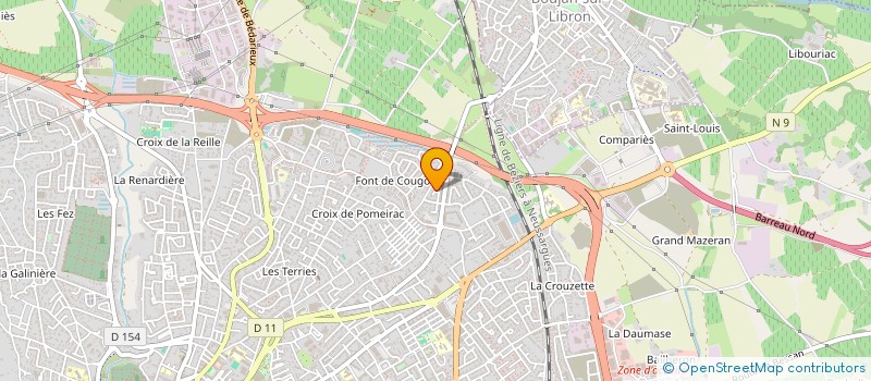 localisation de l'entreprise MONSIEUR PATRICK DAULON  BEZIERS