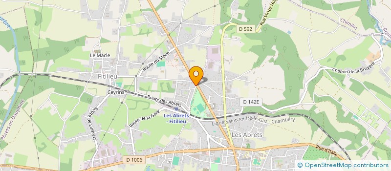 localisation de l'entreprise MONSIEUR PATRICK DAUMAS  LES ABRETS EN DAUPHINE