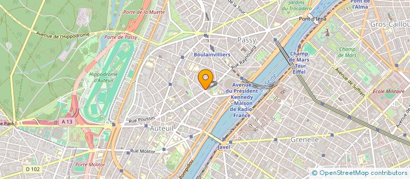 localisation de l'entreprise MONSIEUR PATRICK DAVID  PARIS