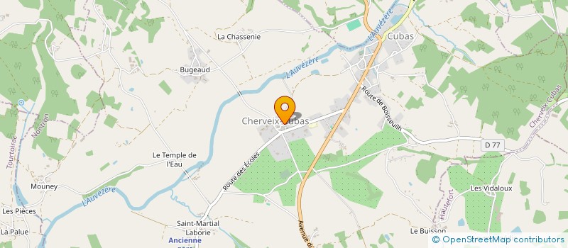localisation de l'entreprise MONSIEUR PATRICK DAVID à CHERVEIX-CUBAS