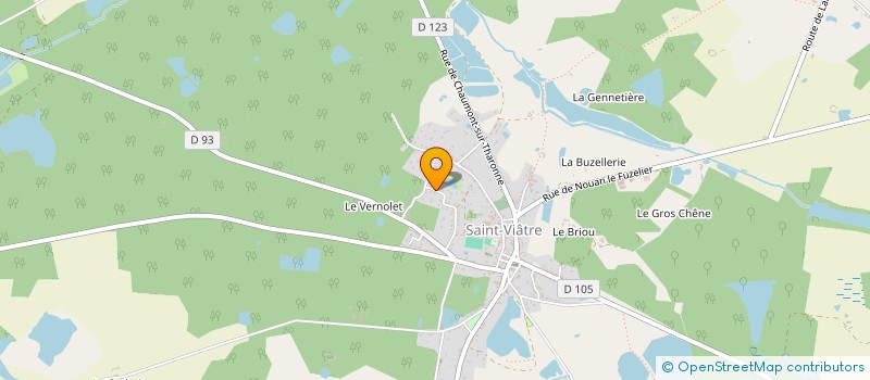 localisation de l'entreprise MONSIEUR PATRICK DAVID  SAINT-VIATRE