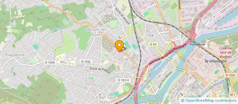 localisation de l'entreprise MONSIEUR PATRICK DAVRANCHE  METZ