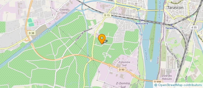 localisation de l'entreprise MONSIEUR PATRICK DAYRE à BEAUCAIRE