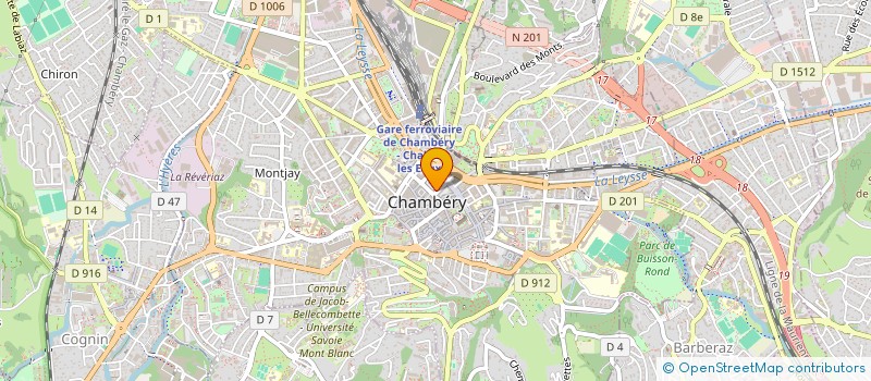 localisation de l'entreprise MONSIEUR PATRICK DE BORTOLI à CHAMBERY