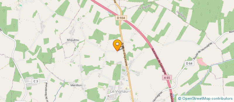 localisation de l'entreprise MONSIEUR PATRICK DE BUSSCHE  LE VIGNAU