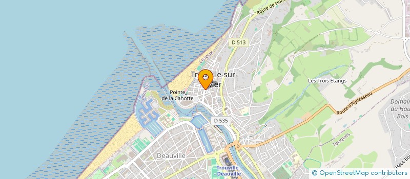 localisation de l'entreprise MONSIEUR PATRICK DE LA HARPE à TROUVILLE-SUR-MER